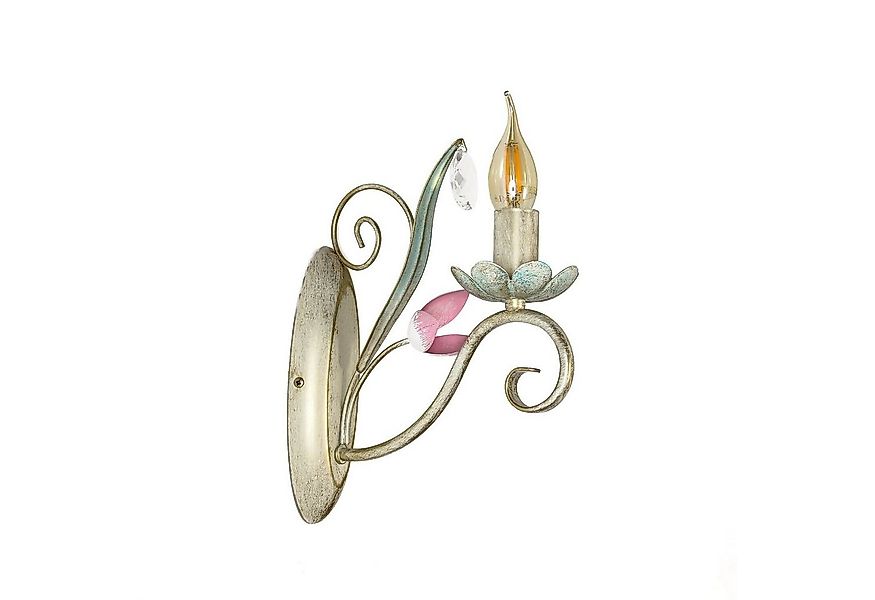 Licht-Erlebnisse Wandleuchte LUCE, ohne Leuchtmittel, Wandlampe Weiß Metall günstig online kaufen