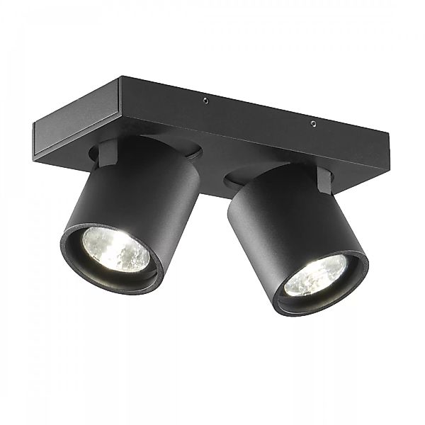 Light-Point - Focus Mini 2 LED Deckenleuchte 2700K - schwarz/LxB 16x8cm/270 günstig online kaufen