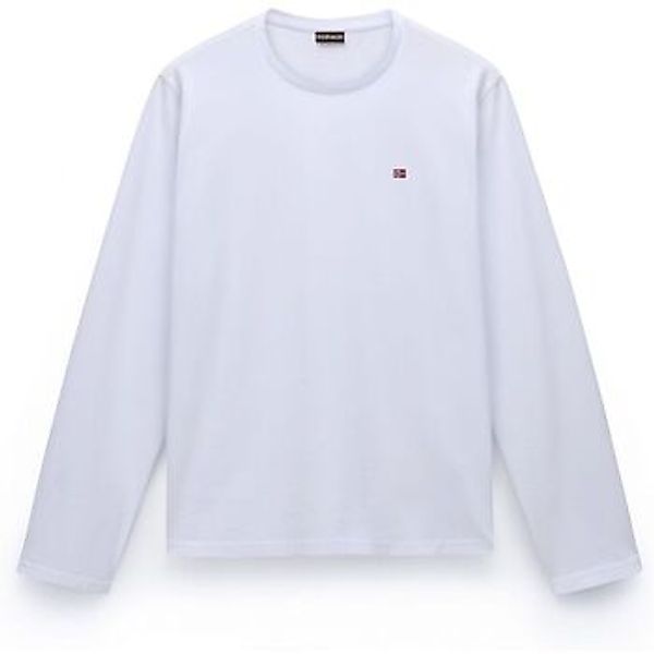 Napapijri  Langarmshirt SALIS LS - NP0A4HN7-0021 BRIGHT WHITE günstig online kaufen