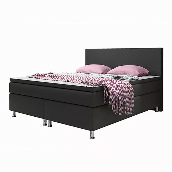 interbed Boxspringbett Madrid 180x200 cm inkl. Topper (Spar-Set, inkl.Toppe günstig online kaufen