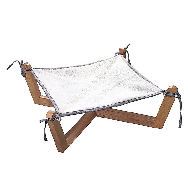 HomeGuru Katzen-Hängematte Katzenbett mit Holzgestell, Hängematte günstig online kaufen
