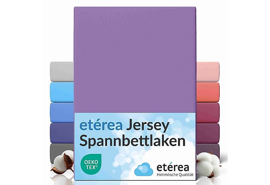 etérea Himmlische Qualität Spannbettlaken etérea Comfort Jersey Spannbettla günstig online kaufen