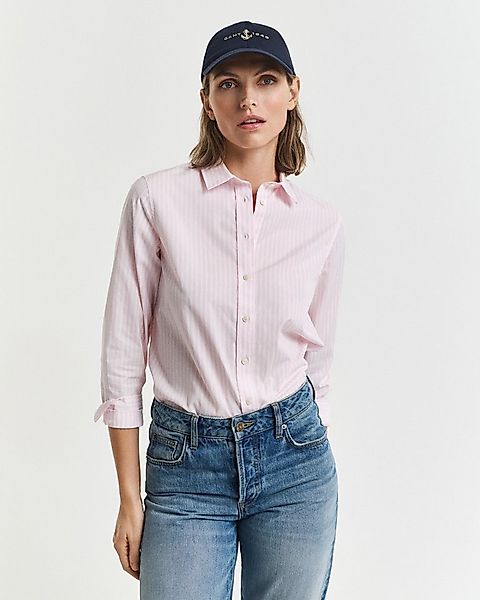 Gant Hemdbluse REG POPLIN STRIPED SHIRT mit einer kleinen Logostickerei auf günstig online kaufen