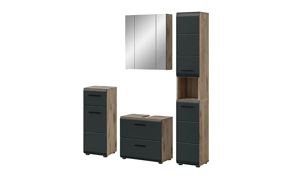 Badkombination   ¦ holzfarben ¦ Maße (cm): B: 150 H: 185 Schränke > Badschr günstig online kaufen