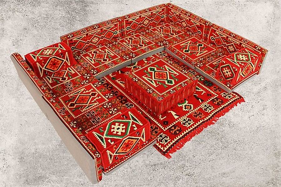 CaddeBuy Sofa Arabisches Sofa, Orientalische Sitzecke, Sitzkissen, Kelim, 1 günstig online kaufen