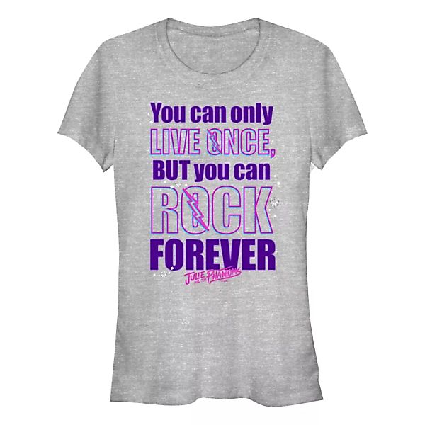 Netflix - Julie And The Phantoms - Text Rock Forever - Frauen T-Shirt günstig online kaufen