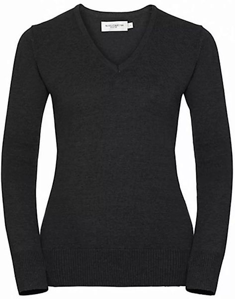 Russell Sweatshirt Ladies´ V-Neck Knitted Pullover günstig online kaufen