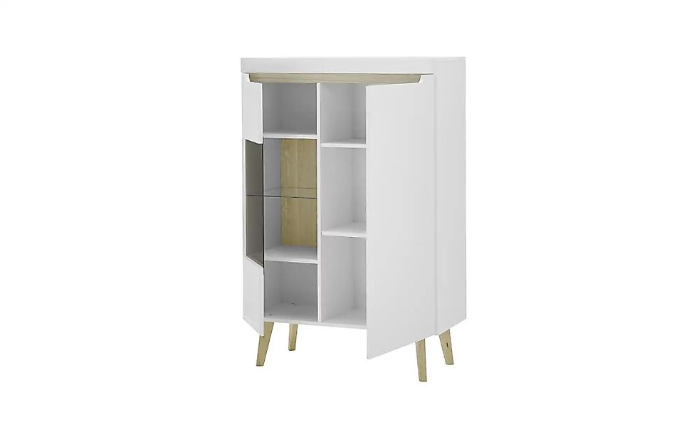 Wohnwand  Malaren ¦ weiß ¦ Maße (cm): B: 343 H: 197 Wohnwände - Höffner günstig online kaufen