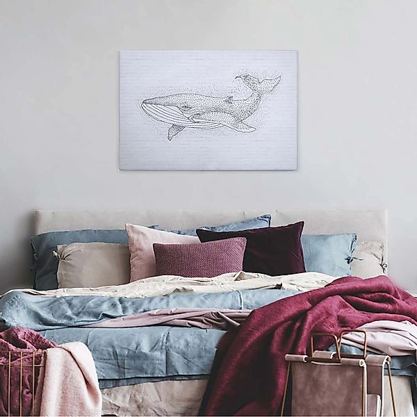 A.S. Création Leinwandbild "titan" Kunst  Tiere 1 Stk. tlg. Schwarz-Weiß Ze günstig online kaufen