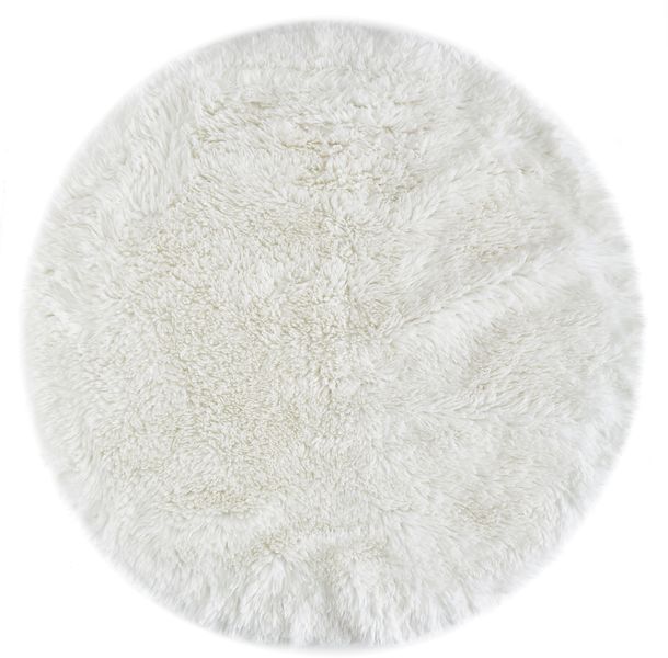 my home Fellteppich "Alpa" rund 35 mm Höhe Kunstfell, Uni Farben, sehr weic günstig online kaufen