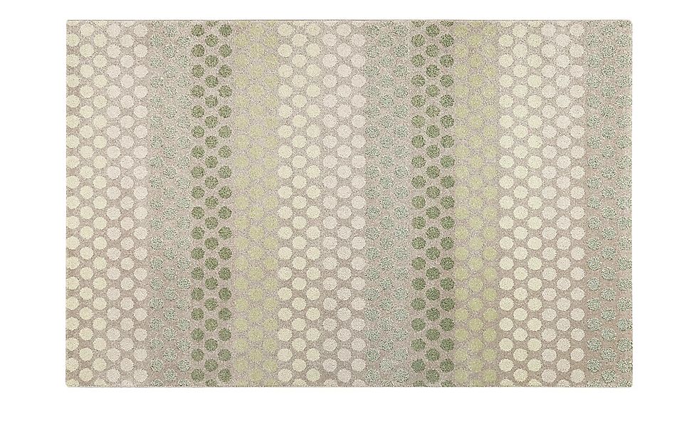 Esprit Kurzflorteppich  Spotted Stripe - grün - Synthethische Fasern - 133 günstig online kaufen