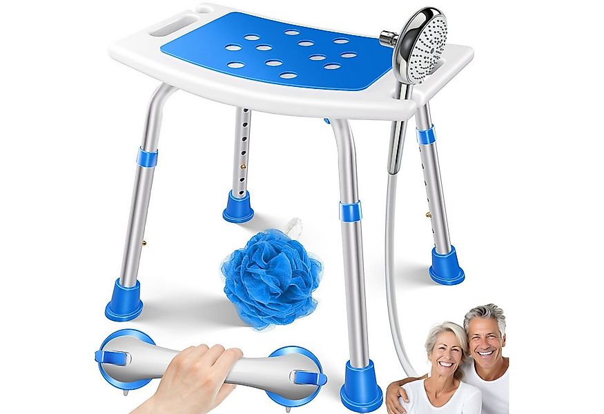 KESSER Badhocker Duschhocker höhenverstellbar & bis 136kg belastbar, Duschh günstig online kaufen
