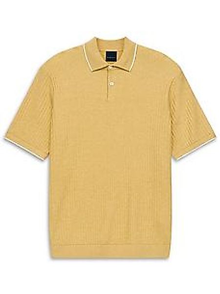 Polo-Pullover Regular Fit Bugatti gelb günstig online kaufen