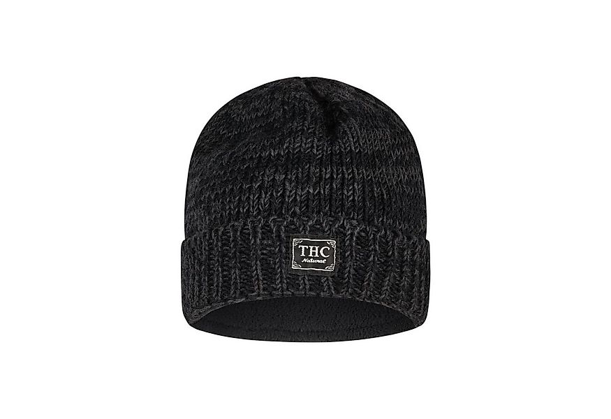 THC Natural Line Strickmütze THC Schafwoll Rollcap 809 anthrazit (1 Stück, günstig online kaufen