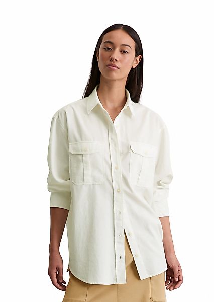 Marc OPolo Langarmbluse "aus Organic-Cotton-Lyocell-Mix" günstig online kaufen