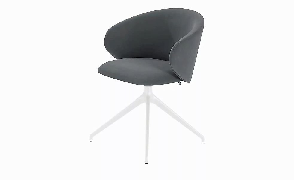 Connubia Polsterstuhl  drehbar Tuka ¦ grau ¦ Maße (cm): B: 56,5 H: 78 T: 59 günstig online kaufen