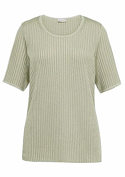 GOLDNER Rundhalspullover "Pflegeleichter Pullover in hochwertiger Rippenstr günstig online kaufen