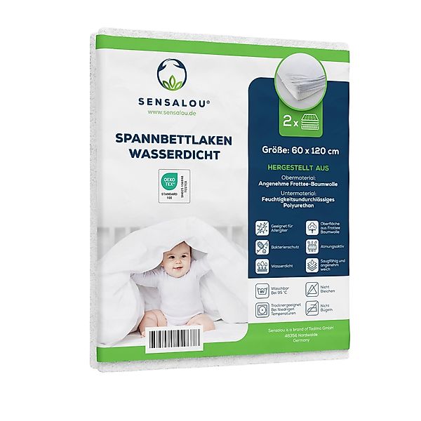 Sensalou Spannbettlaken Inkontinenz Spannbetttuch Matratzenschutzbezug, (2 günstig online kaufen