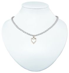 LUISIA® Perlenkette Halskette Eva mit Herzanhänger günstig online kaufen