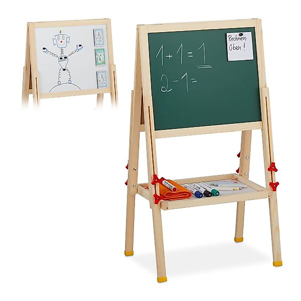 relaxdays Standtafel für Kinder höhenverstellbar günstig online kaufen