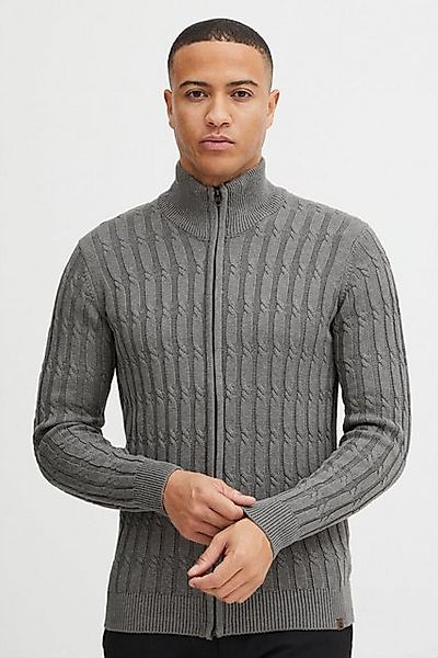 Indicode Strickjacke IDPaulomo Grobstrick Zip-Jacke günstig online kaufen