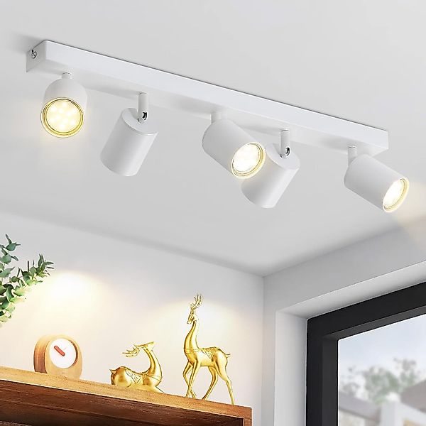 ZMH LED Deckenstrahler Retro Deckenleuchte Weiß/Schwarz günstig online kaufen