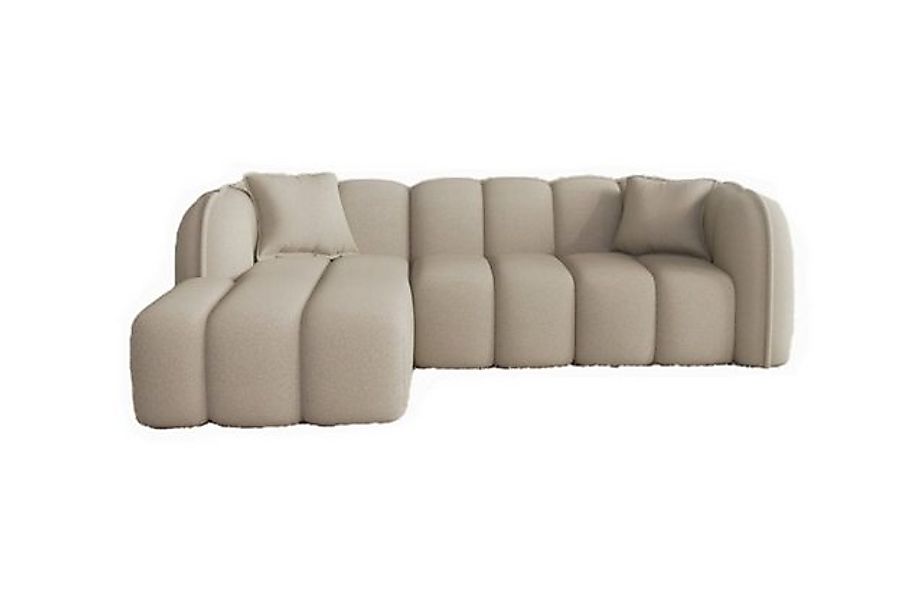 Sofa Dreams Polsterecke Miramar L Form kurz 4-Sitzer, 3 verschiedene Stoffb günstig online kaufen