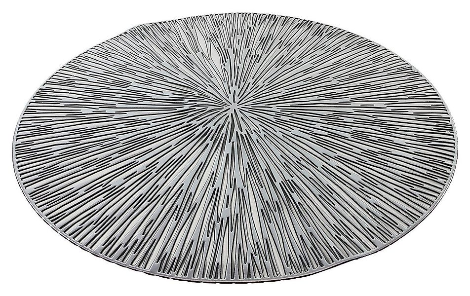 Tischdecke Tisch-Set CISY, Grau, Ø 38 cm günstig online kaufen