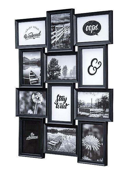 Levandeo® Bilderrahmen Collage, Bilderrahmen 54x72cm 12 günstig online kaufen