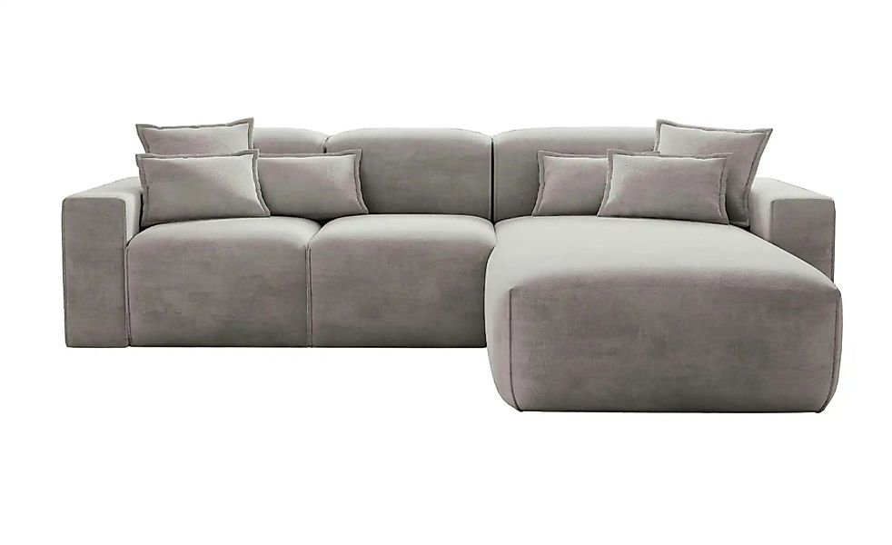 Ecksofa  Leni ¦ grau ¦ Maße (cm): B: 265 H: 74 Polstermöbel > Sofas > Eckso günstig online kaufen