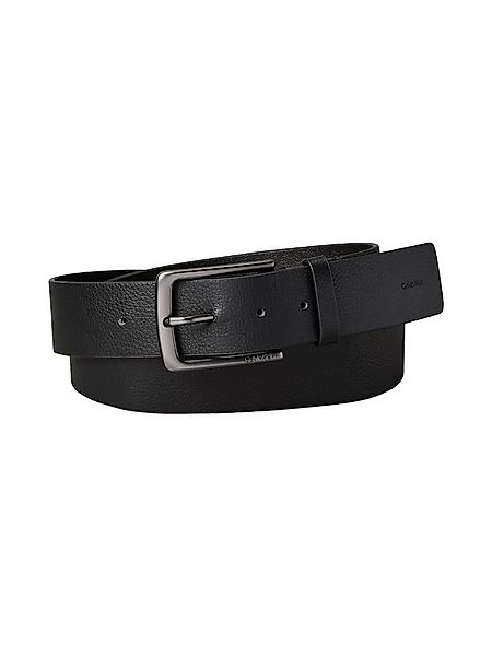 Calvin Klein Ledergürtel WARMTH BUCKLE PEBBLE 35MM FIXED Größenverstellbar günstig online kaufen