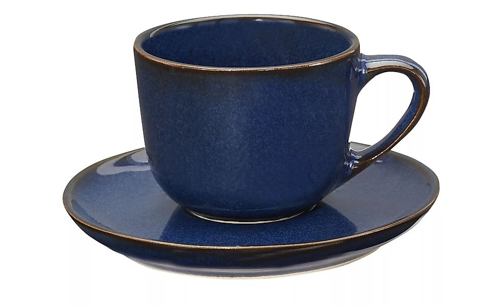 ASA SELECTION Espressotasse mit Unterteller - blau - Porzellan - 5,5 cm - G günstig online kaufen