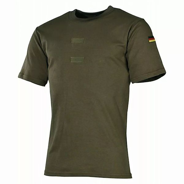 MFH T-Shirt MFH BW Tropenunterhemd, Klett, Nationalitätsabzeichen, oliv (1- günstig online kaufen