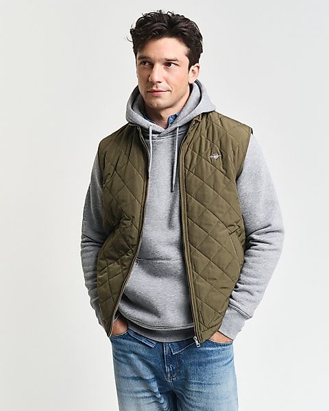 Gant Steppweste "QUILTED WINDCHEATER VEST" mit Wattierung aus recyceltem Po günstig online kaufen