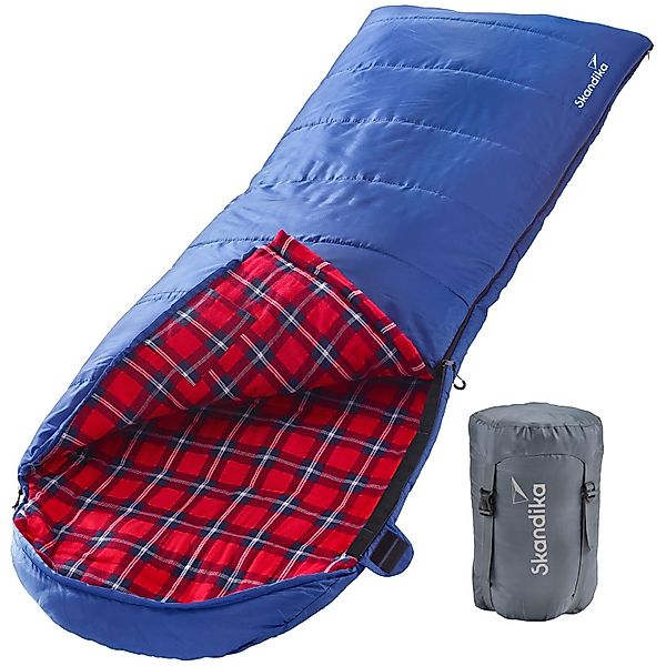 Skandika Deckenschlafsack Baumwollflanell, Deckenschlafsack, Koppelbar, Kop günstig online kaufen