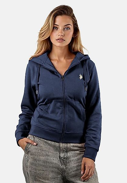 U.S. Polo Assn. Sweatjacke USRubyy – Damen Kapuzenjacke mit Reißverschluss günstig online kaufen