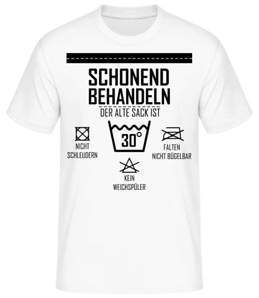 Der Alte Sack Ist 30 · Männer Basic T-Shirt günstig online kaufen