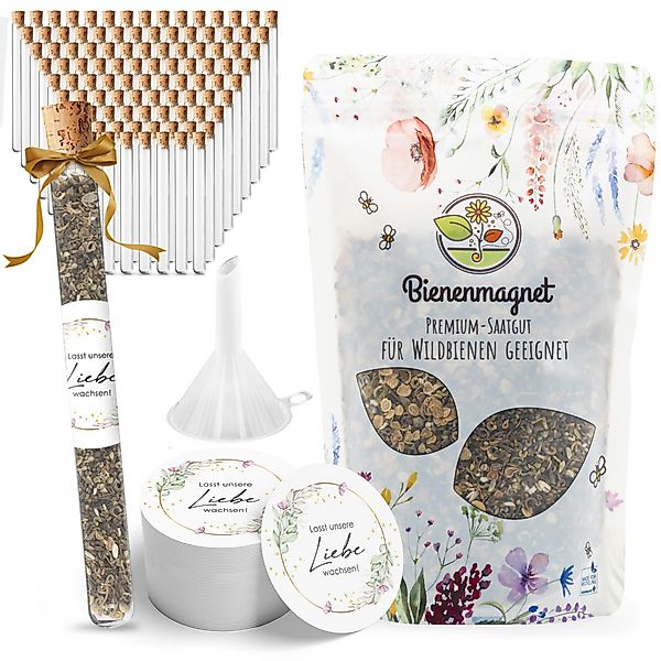 Bienenmagnet Blumensamen Reagenzgläser mit Blumensamen als günstig online kaufen