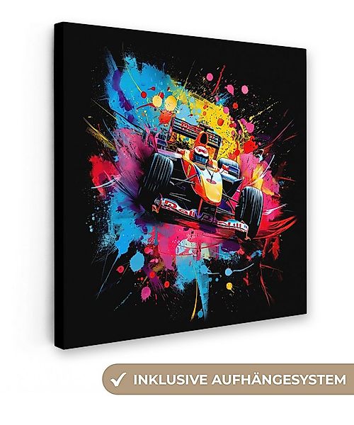 OneMillionCanvasses® Leinwandbild Graffiti - Sport - Auto - Formel 1 - Moto günstig online kaufen