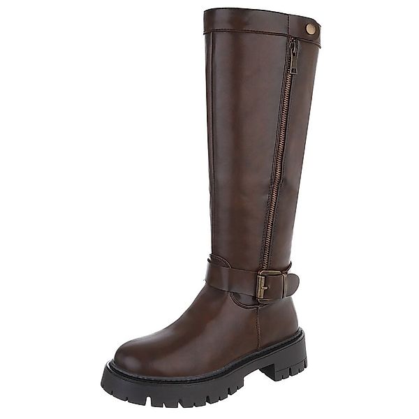 Ital-Design Modische Stiefel mit Reißverschluss für günstig online kaufen