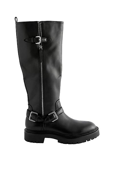 Next Forever Comfort® Kniehohe Biker-Stiefel, Schnalle günstig online kaufen