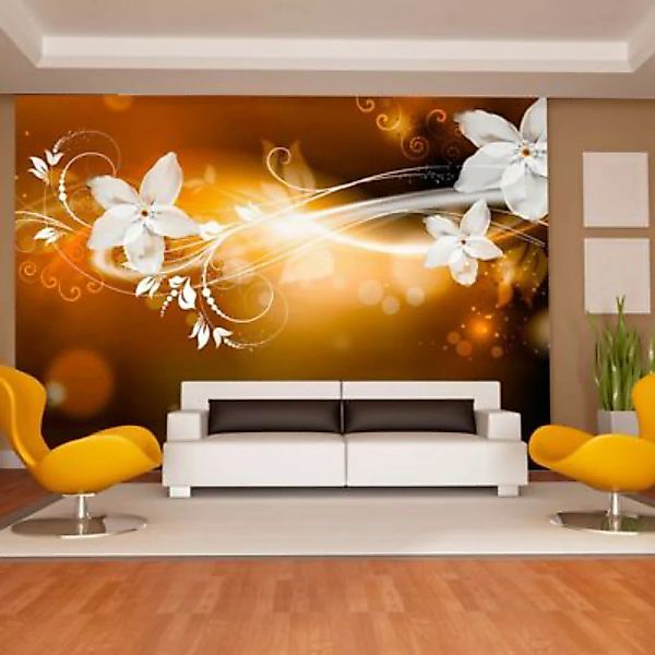 artgeist Fototapete Snow flower mehrfarbig Gr. 400 x 280 günstig online kaufen