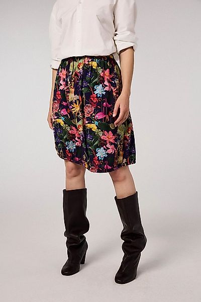 Himalaya Clothing Strickrock Damen mit lebendigem Blumenprint - Damen Midir günstig online kaufen