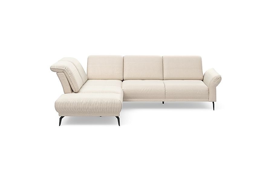 INOSIGN Ecksofa "Coco L-Form", Sitztiefen-, Arm- und Kopfteilverstellung, C günstig online kaufen