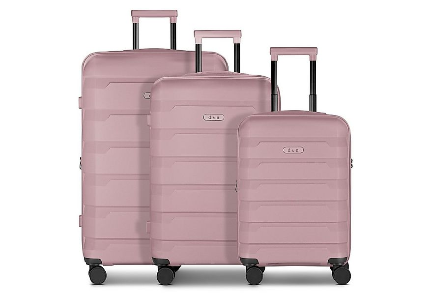 D&N Trolleyset South Dakota, 4 Rollen, (3-teilig, 3 tlg), ABS günstig online kaufen