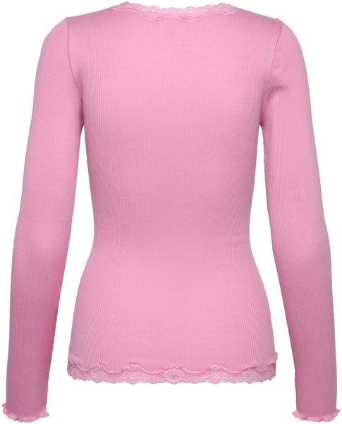 rosemunde Strickjacke Babette Silk Cardigan Vintage-Spitzenbesatz, günstig online kaufen