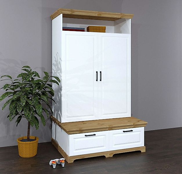 OTTO home Kleiderschrank "Rügen Garderobenschrank, Drehtürenschrank, Schran günstig online kaufen