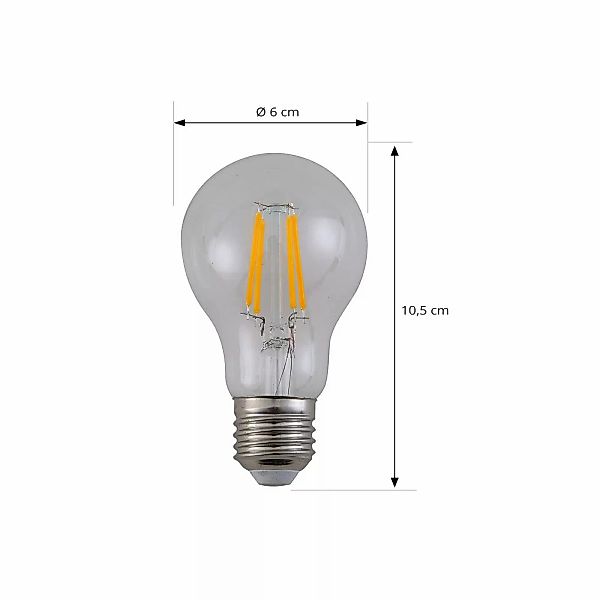 LED-Leuchtmittel Filament, klar, E27, 7,2W, 2700K, 1521 lm günstig online kaufen