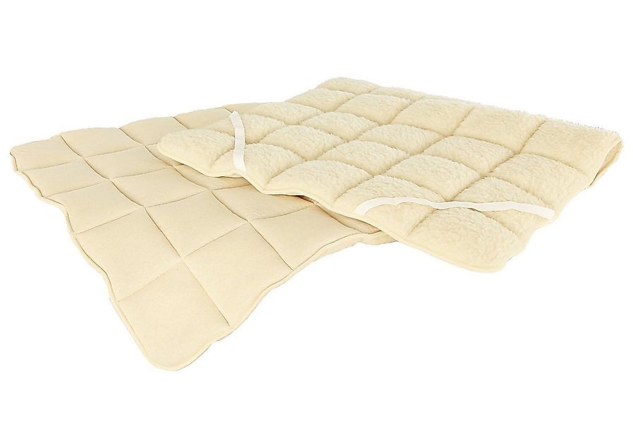 Matratzenauflage, Spannauflage Lammflor mit Schafschurwoll-Füllung Irisette günstig online kaufen