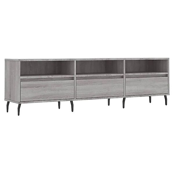 vidaXL TV-Schrank Grau Sonoma 150x30x44,5 cm Holzwerkstoff  Modell 5 günstig online kaufen
